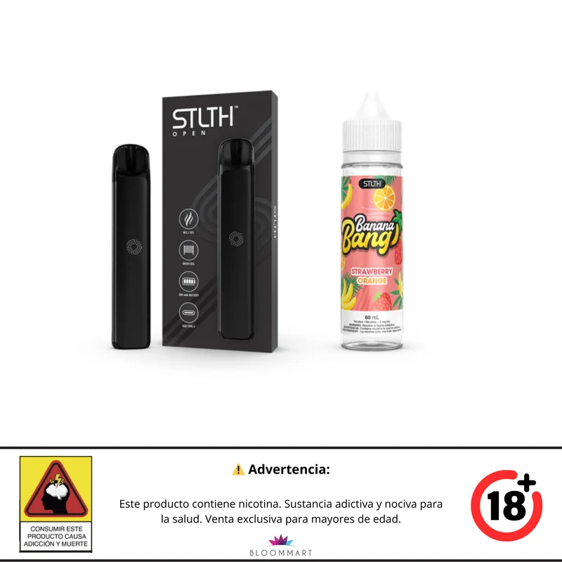 Kit STLTH OPEN + Banana Bang Ice Base Libre 60 mL