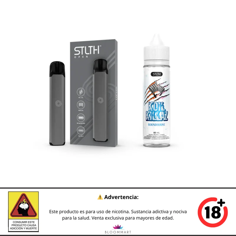 Kit STLTH OPEN + Koil Killaz Polar Base Libre 60 mL
