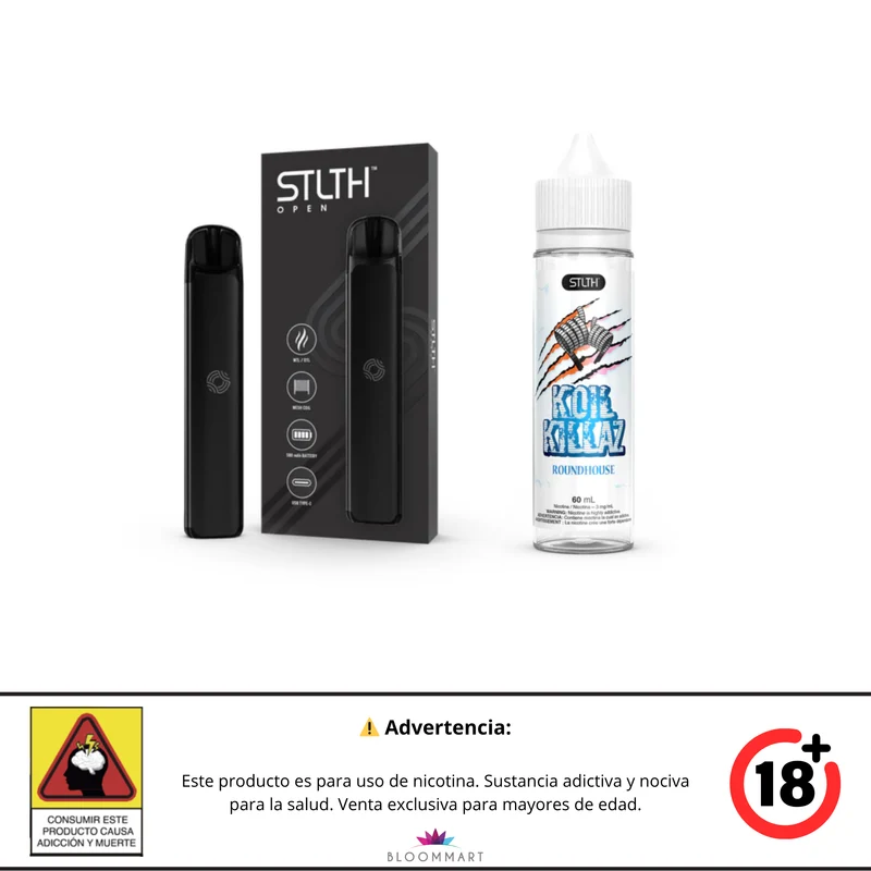 Kit STLTH OPEN + Koil Killaz Polar Base Libre 60 mL