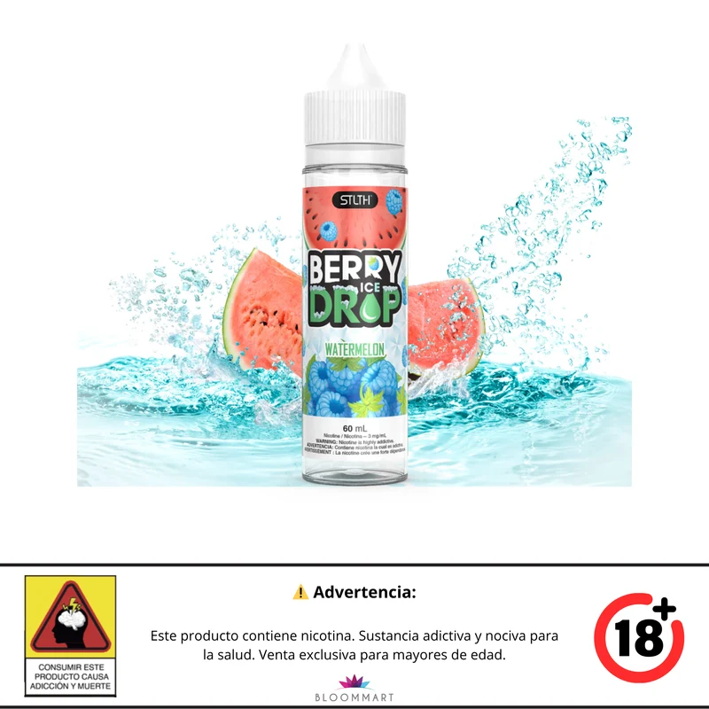 Berry Drop Ice · Base Libre 60 mL · STLTH