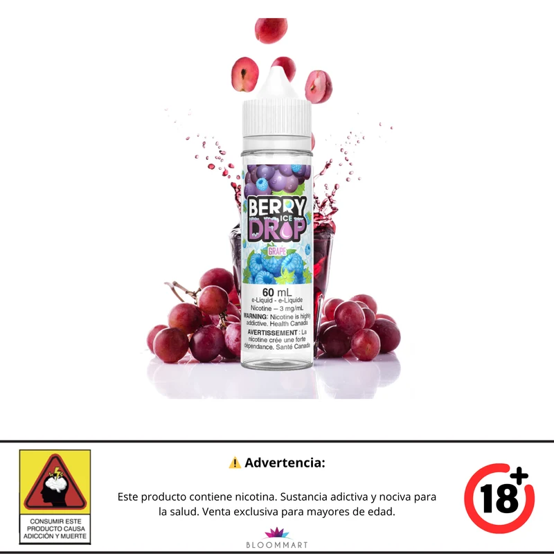 Berry Drop Ice · Base Libre 60 mL · STLTH