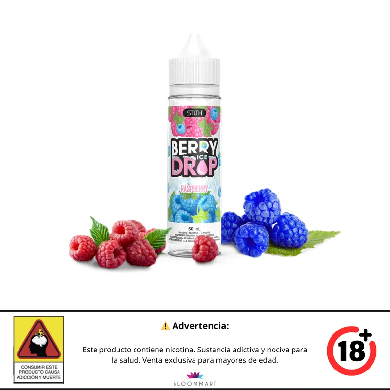 Berry Drop Ice · Base Libre 60 mL · STLTH
