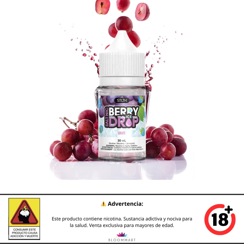 Berry Drop Ice · Sales de Nicotina 30 mL · STLTH