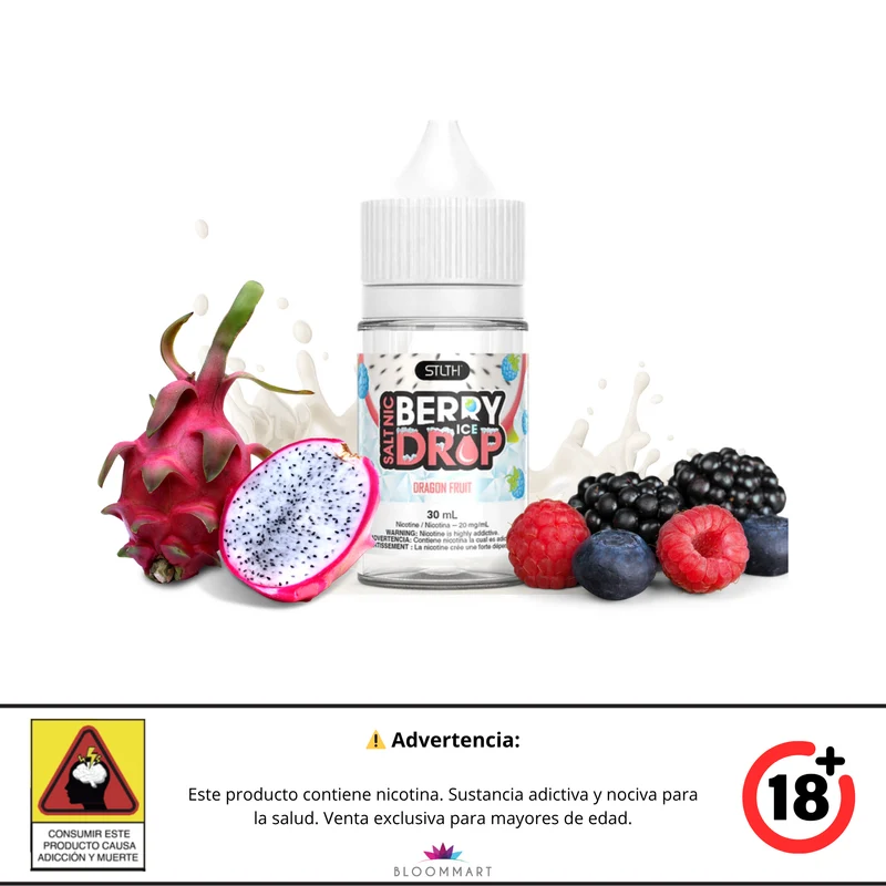 Berry Drop Ice · Sales de Nicotina 30 mL · STLTH