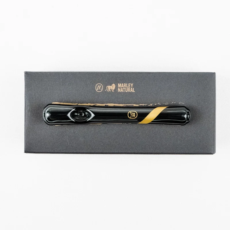 Pipa Marley Natural Steamroller | Vidrio Borosilicato | Nogal Negro | Colombia