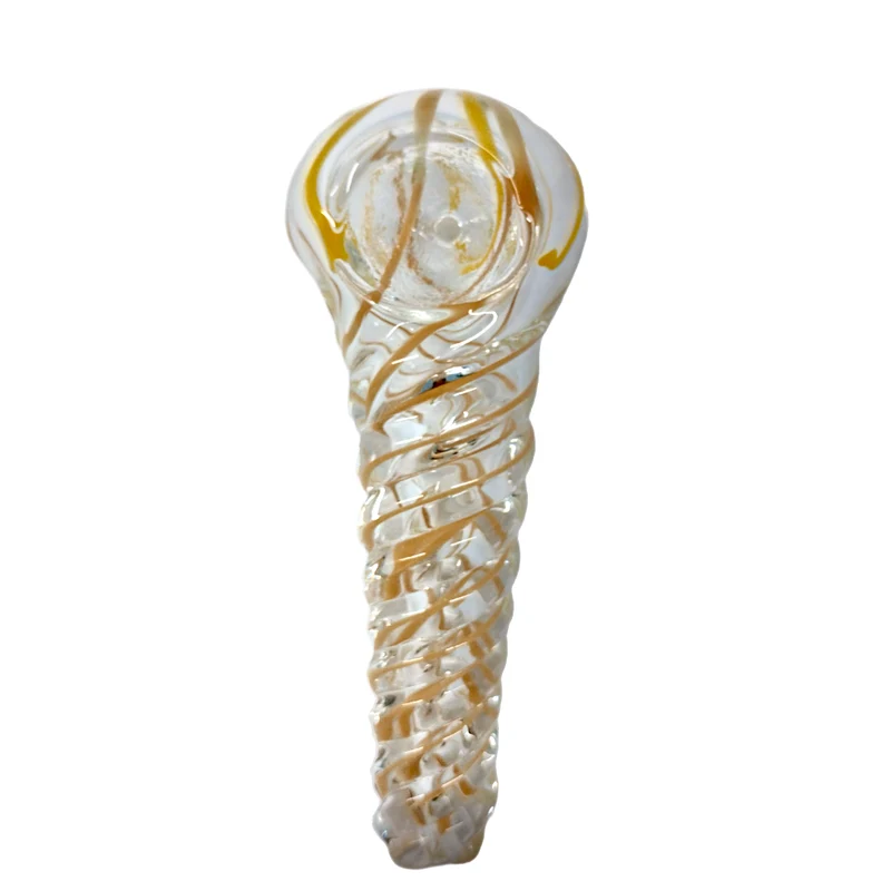 Pipa de Vidrio Estilo Cuchara | Diseno Clasico y Ergonomico para Hierbas Secas