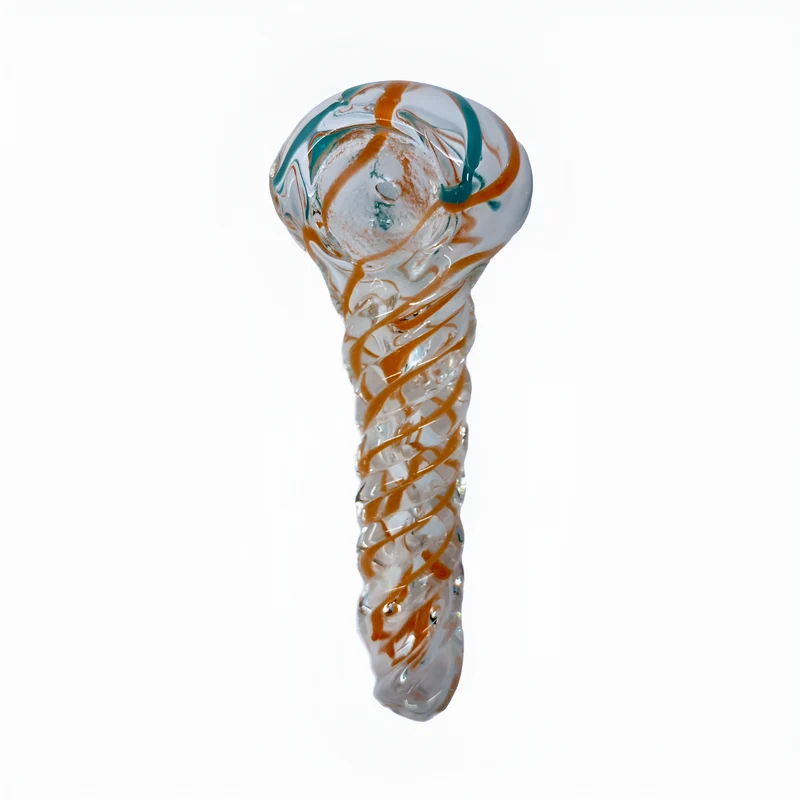 Pipa de Vidrio Estilo Cuchara | Diseno Clasico y Ergonomico para Hierbas Secas