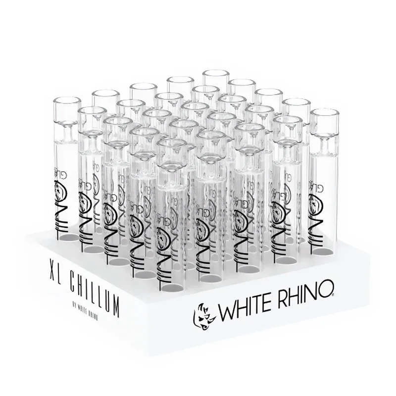 Pipa White Rhino Chillum XL | 16mm | Mayor Capacidad | Sin Carburador | Colombia