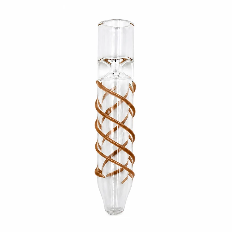 Pipa Chillum Clásica de vidrio