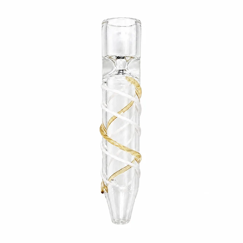 Pipa Chillum Clásica de vidrio