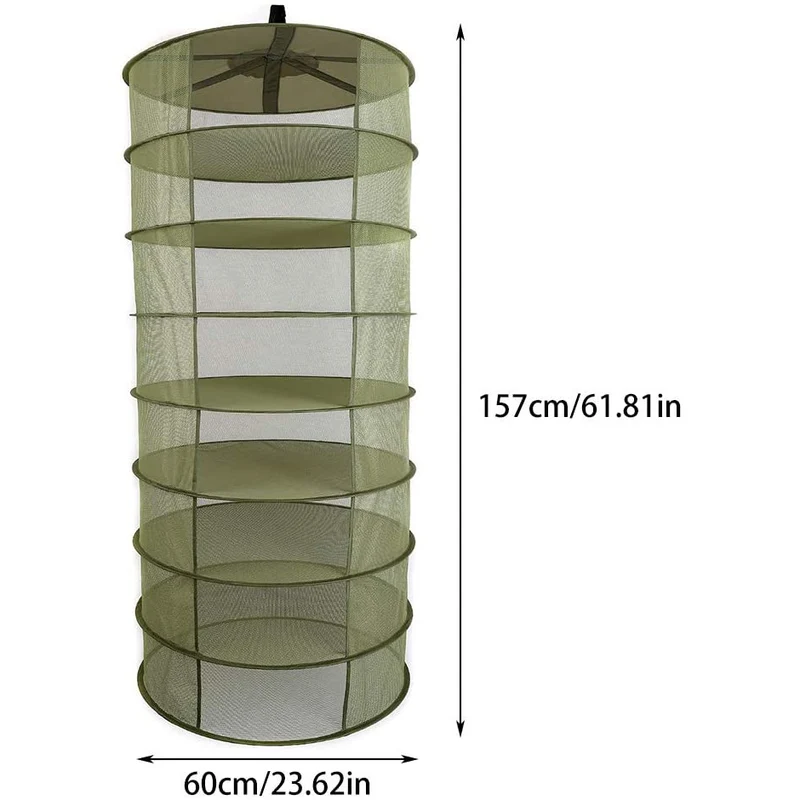 Malla secadora verde 8 pisos