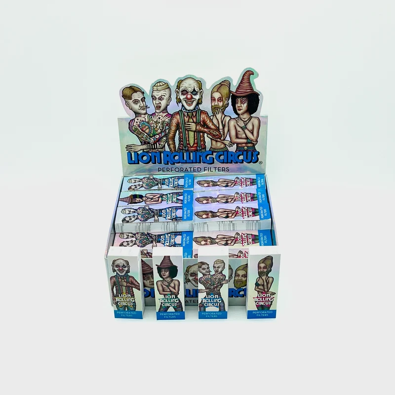 Filtros Perforados Silver - Lion Rolling Circus