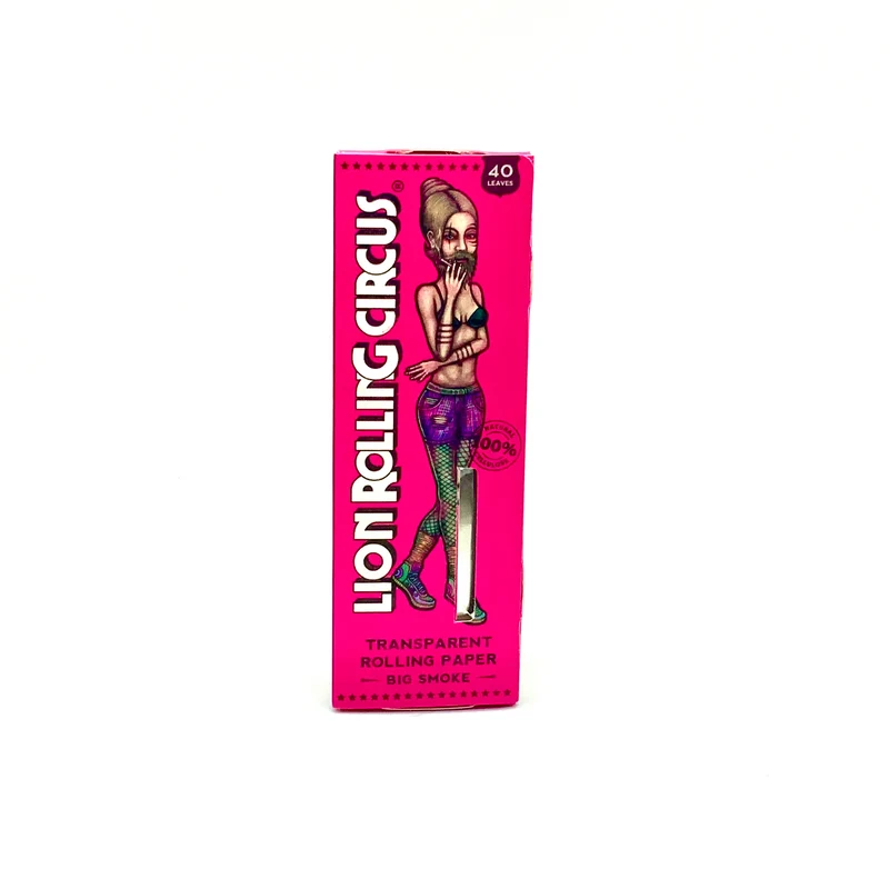 Papel Celulosa Transparente King Size - Lion Rolling Circus