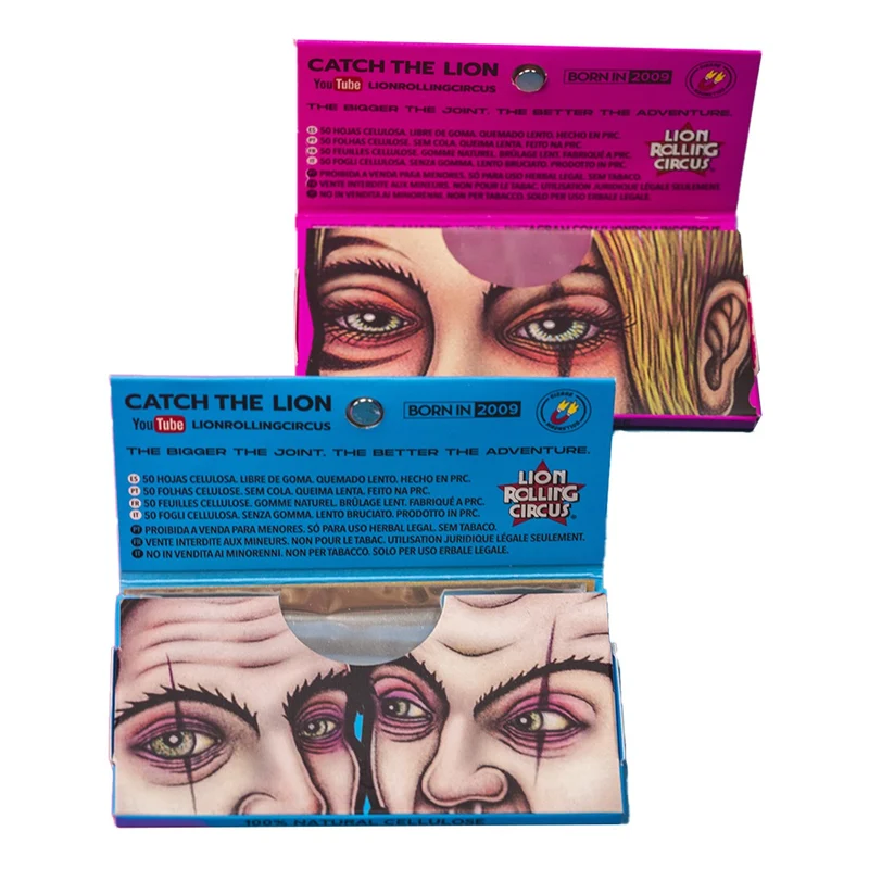 Papel de Celulosa Transparente Lion Rolling Circus 1¼