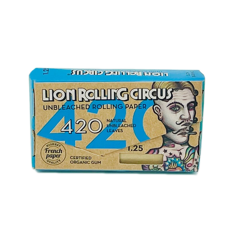 Papel Sin Blanquear 420 Edgar Allan - Lion Rolling Circus 1¼
