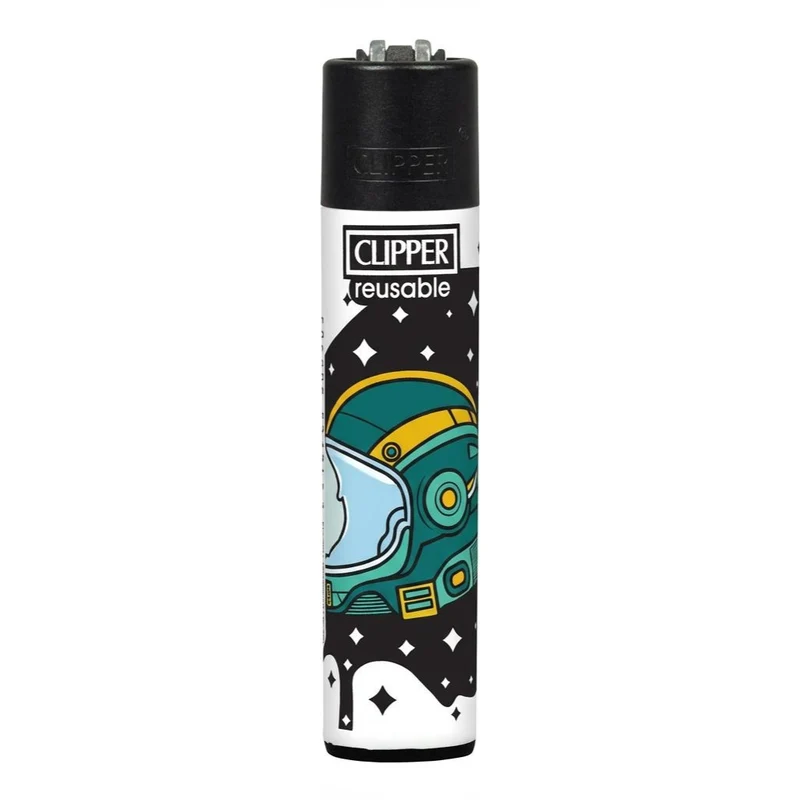 Encendedores Clipper Recargables – Space Helmets