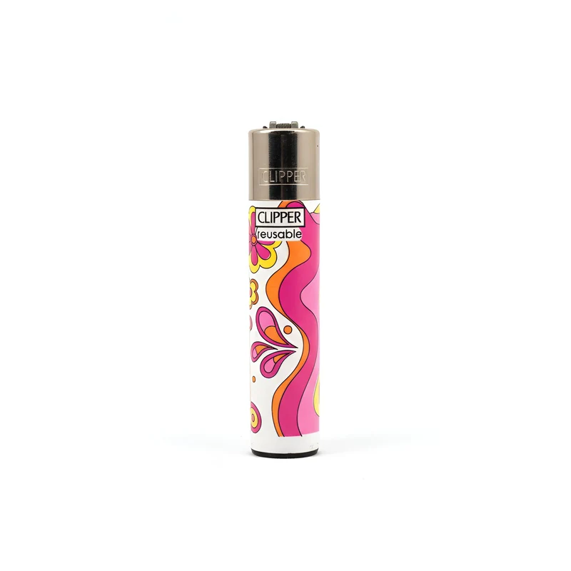 🌈 Encendedores Clipper – Colección Hippie Vibes (Edición Retro 70’s)