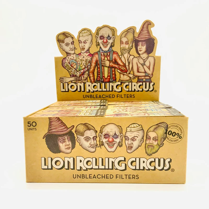 Libreta de Filtros Natural - Lion Rolling Circus