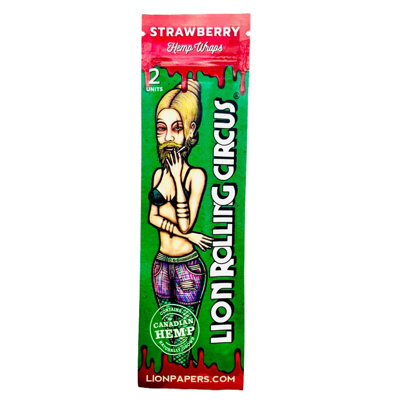 Hemp Wrap Strawberry - Lion Rolling Circus