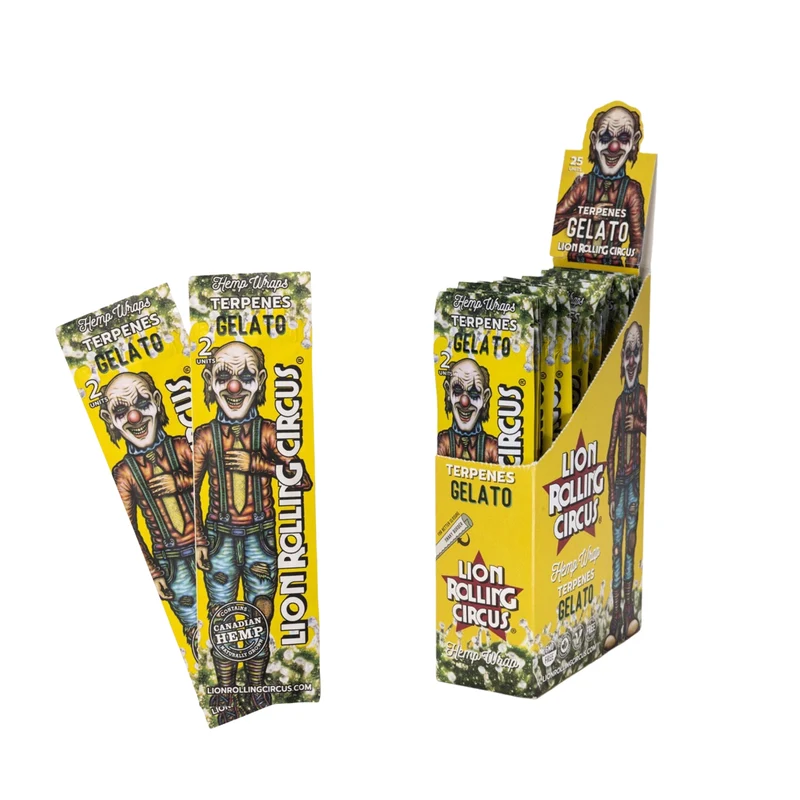 Hemp Wrap Gelato con Terpenos - Lion Rolling Circus