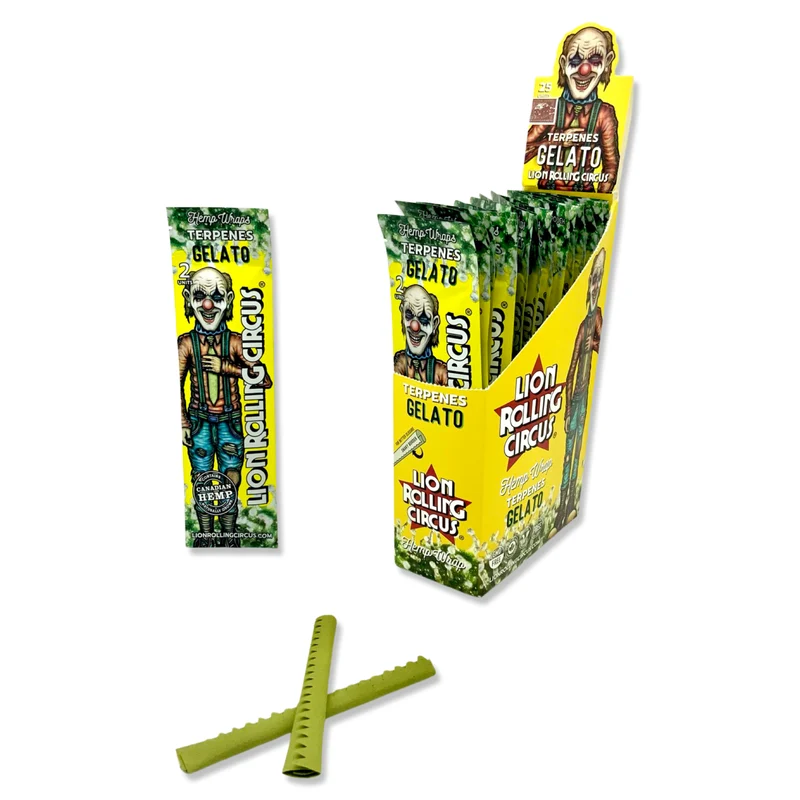 Hemp Wrap Gelato con Terpenos - Lion Rolling Circus