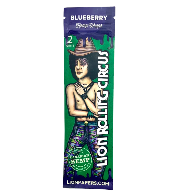 Hemp Wrap Blueberry - Lion Rolling Circus