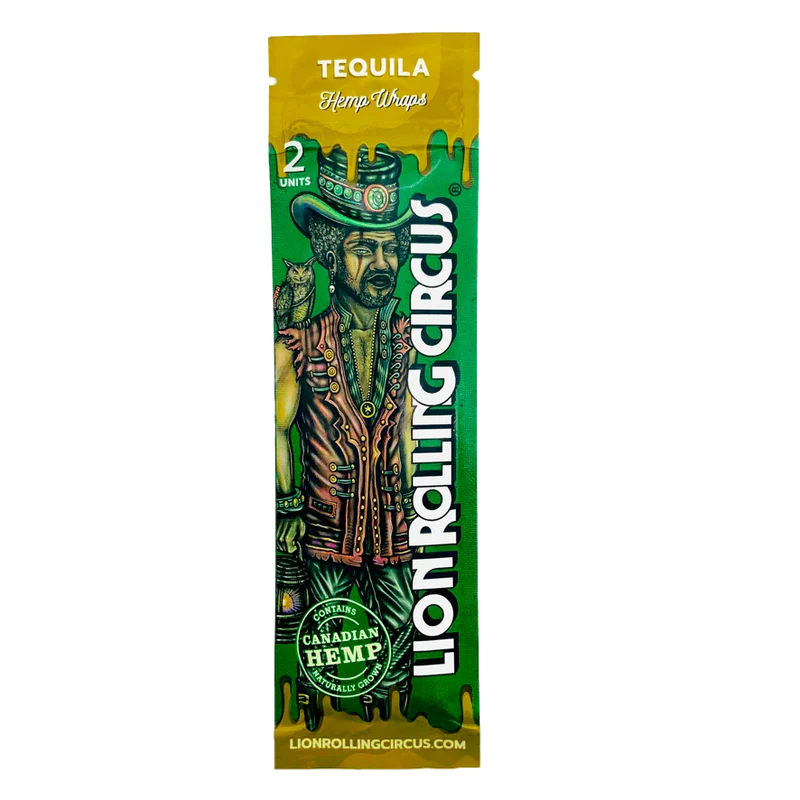 Hemp Wrap Tequila - Lion Rolling Circus