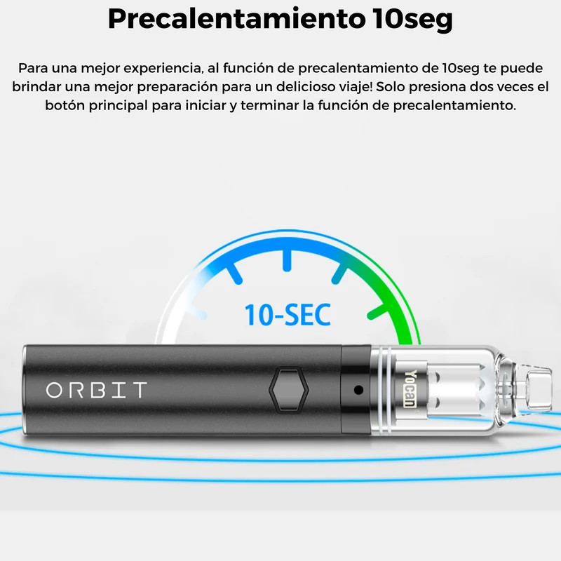 Yocan Orbit – Dab Pen con Terp Pearls de Cuarzo y Boquilla de Vidrio