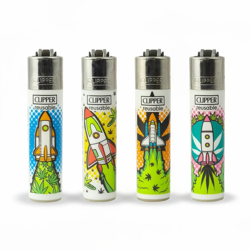 Encendedores Clipper Astro Weed - Edición Coleccionable
