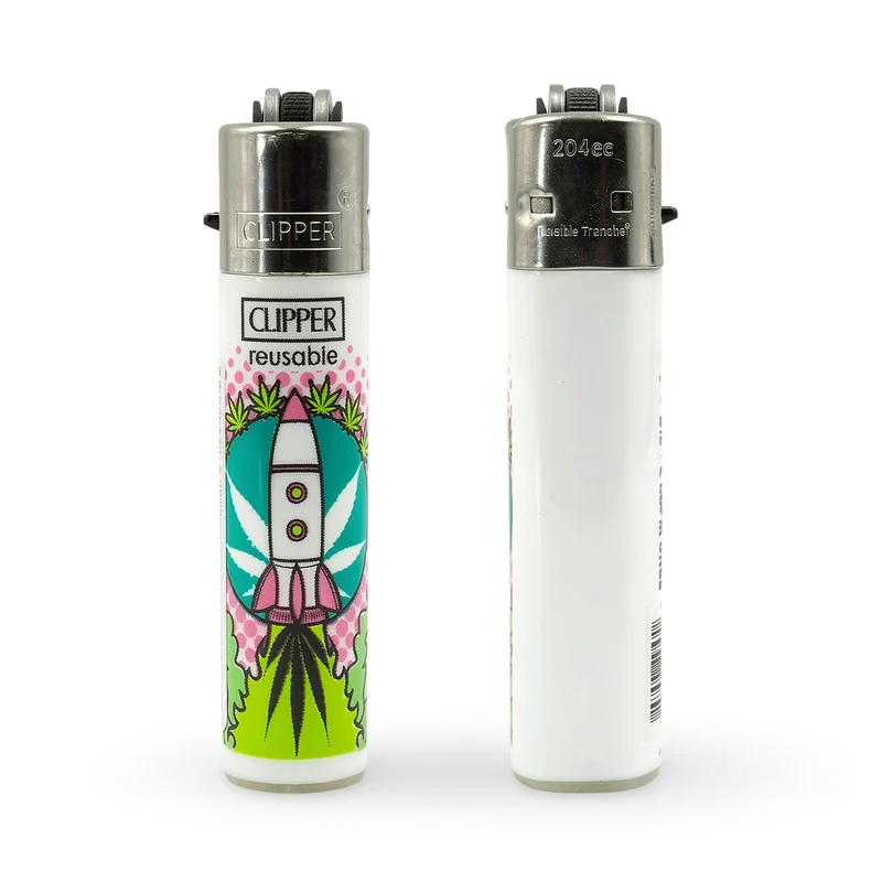 Encendedores Clipper Astro Weed - Edición Coleccionable