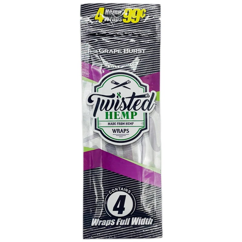 Hemp Wrap Grape Burst - Twisted Hemp