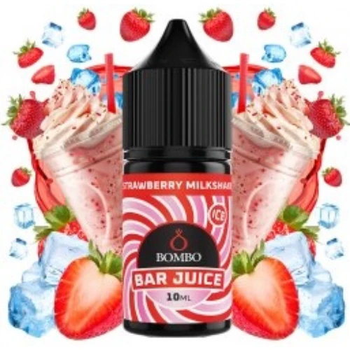 Strawberry Milkshake Ice 10ml (Longfill) (Bombo Bar Juice)
