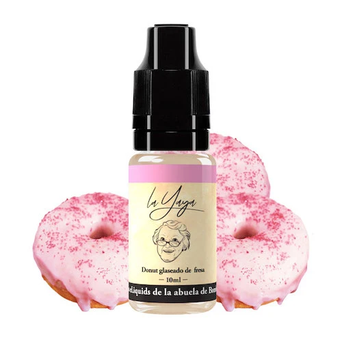 Donut glaseado de fresa 10ml (Bombo)