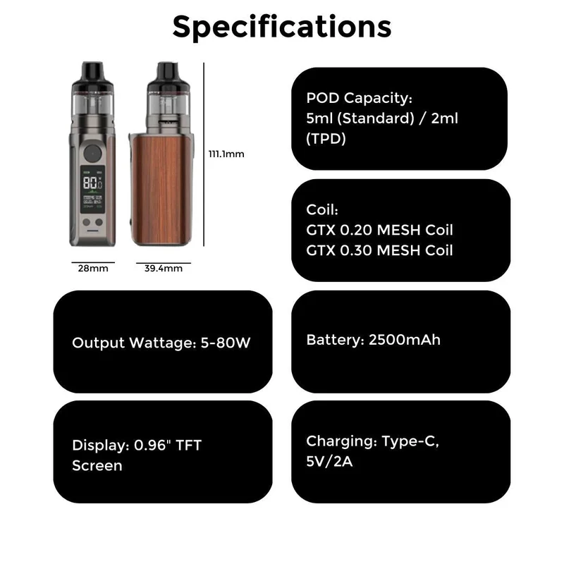 Vaporesso Luxe 80 S Vape Kit