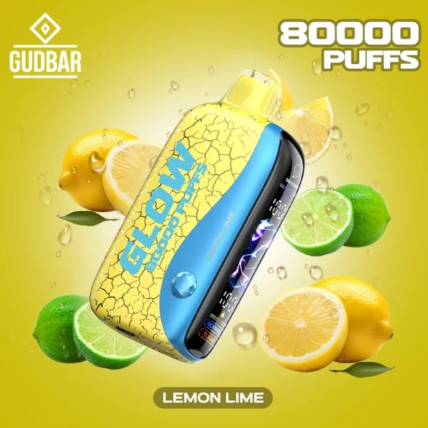 GudBar Glow 80000 Puffs – Lemon Lime