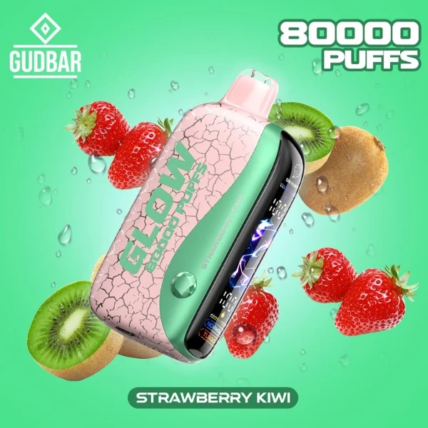 GudBar Glow 80000 Puffs – Strawberry Kiwi