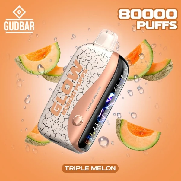 GudBar Glow 80000 Puffs – Triple Melón