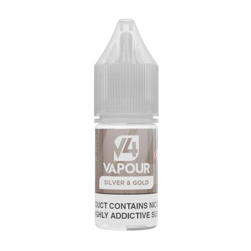V4 Vapour Silver and Gold 10ml E-Liquid