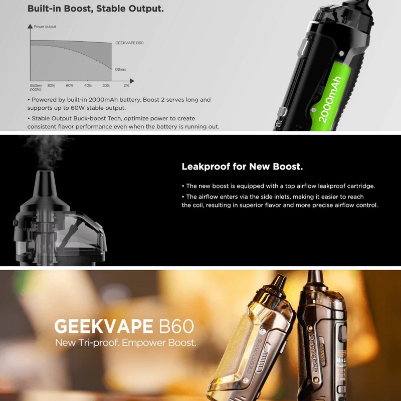 GeekVape B60 Aegis Boost 2 Vape Kit