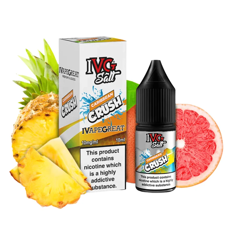 IVG Salt Caribbean Crush 10ml E-Liquid