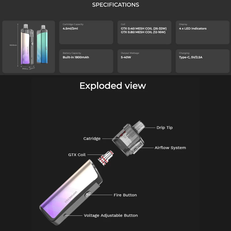Vaporesso Gen Air 40 Pod Vape Kit
