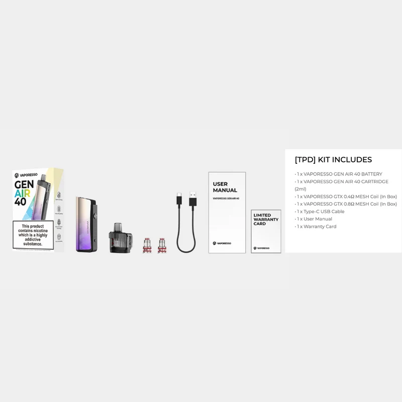 Vaporesso Gen Air 40 Pod Vape Kit