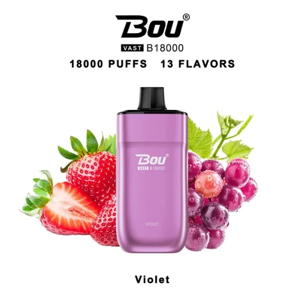 Bou VAST B1800 Violet 0% Nic.