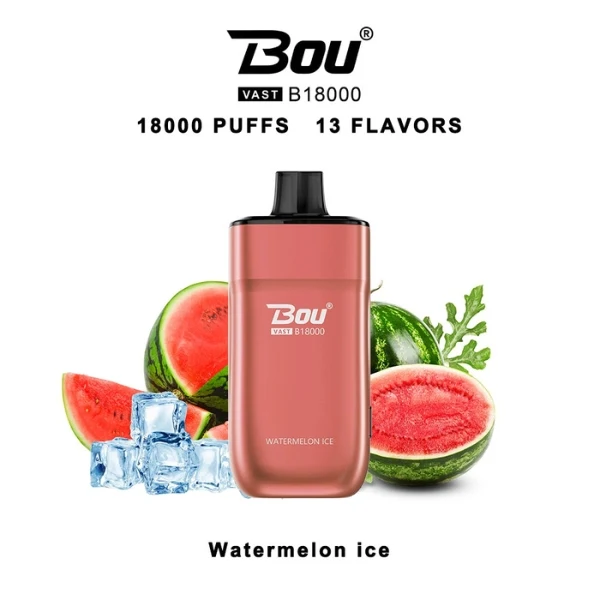 Bou VAST B1800 Watermelon ice 0% Nic.