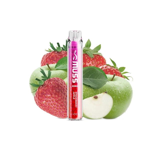 Muss Crystal 800 Puffs Strawberry Apple Sin Nicotina