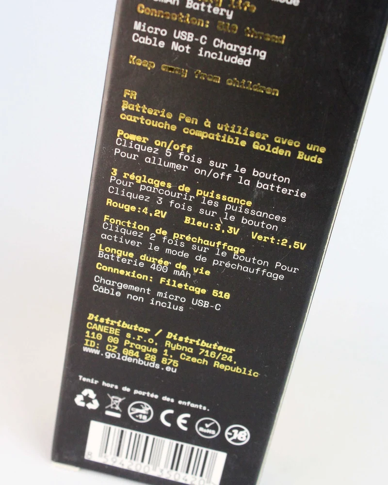 Batterie pour Vape Pen