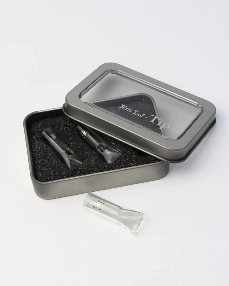 Boite de filtres en verre 7 mm x 3 - Black Leaf