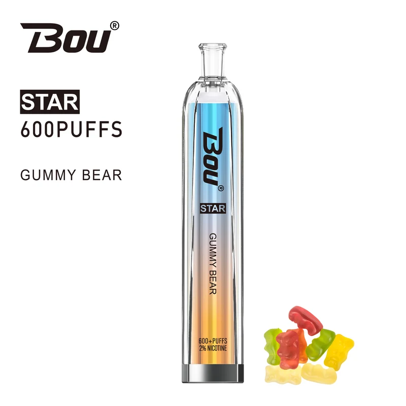 Vaper Desechable Bou Star 600 Puffs Gummy Bear
