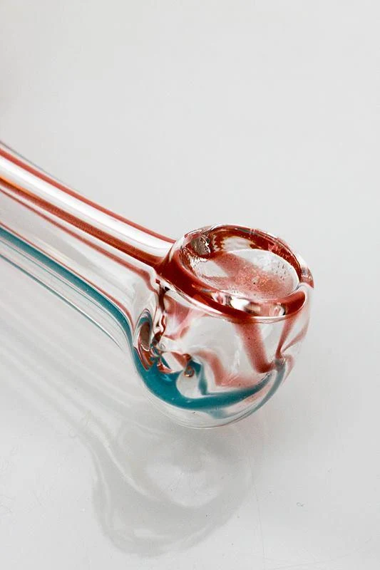 3" Soft glass 4304 hand pipe pack (10 ea / pack)