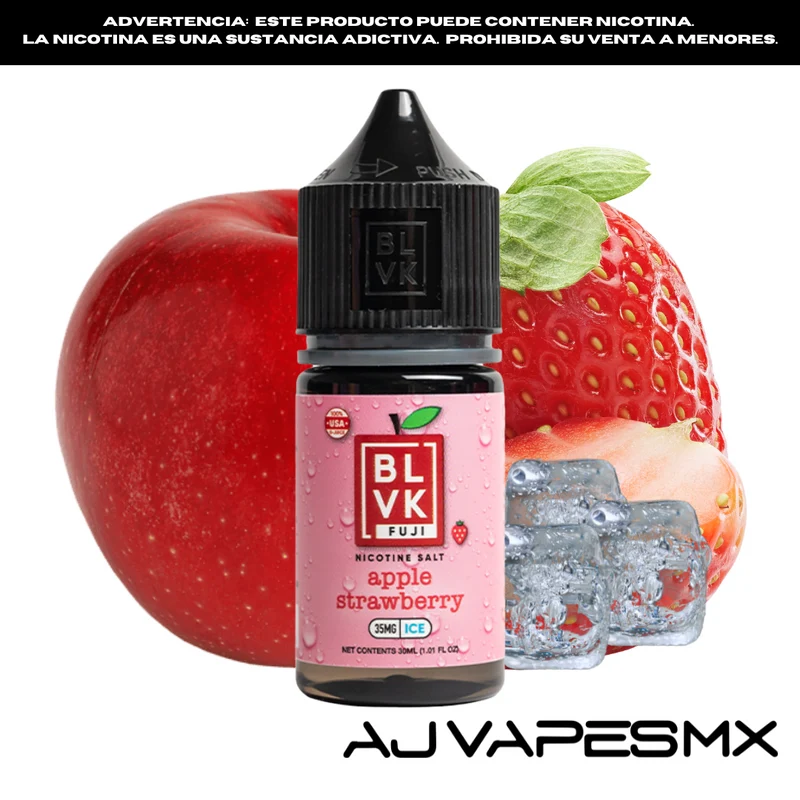 Fuji Apple Strawberry 30ml NicSalt | BLVK FUJI